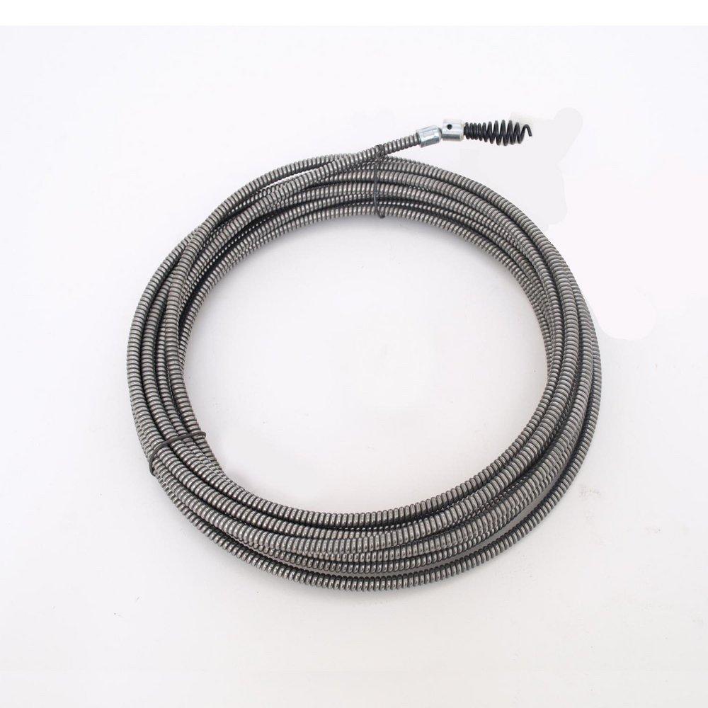 General Pipe Cleaners Silver 50 Ft. Core Cable With Down Head 