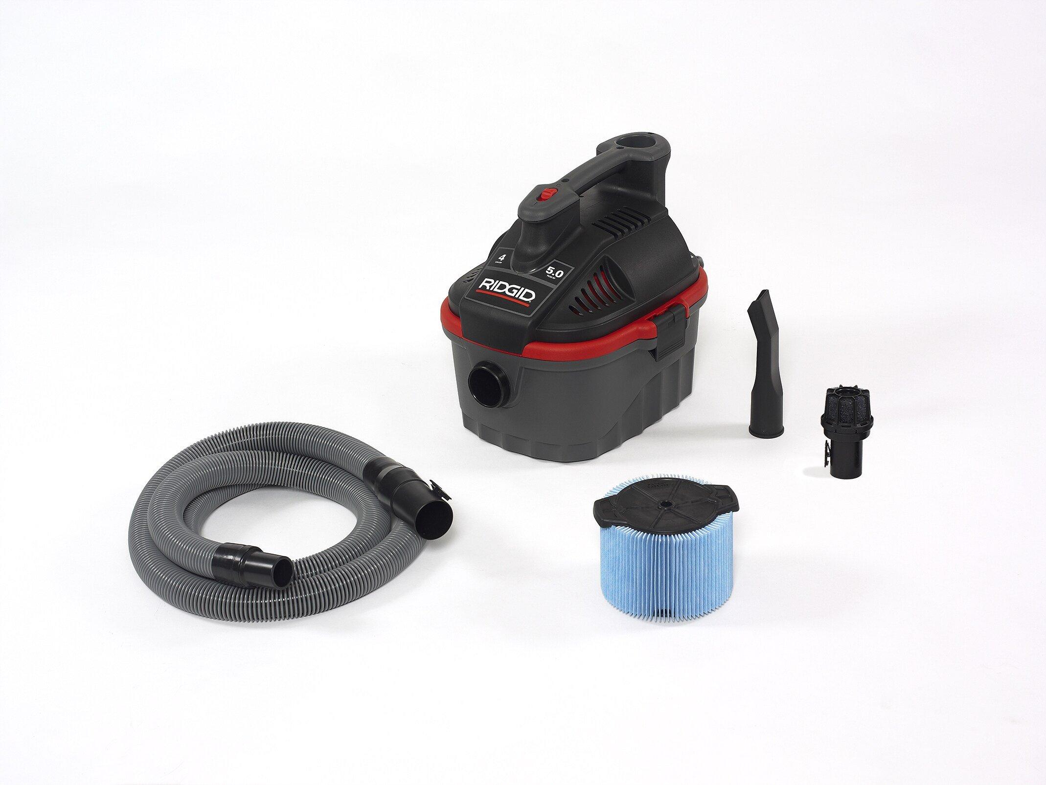 RIDGID Black Wet and Dry Vacuum 
