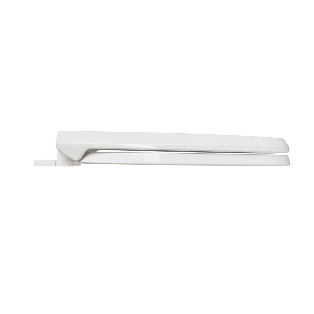 PROFLO&reg; White Round Closed Front Toilet Seat 