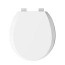 PROFLO&reg; White Round Closed Front Toilet Seat 