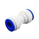 5/16 in. OD Straight Polypropylene Single-Packed Union Connector in Blue with EPDM O-Ring Seal