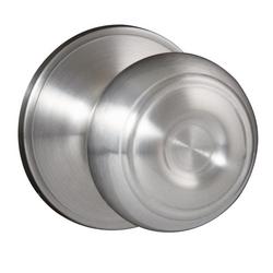 Passage Knob in Satin Nickel