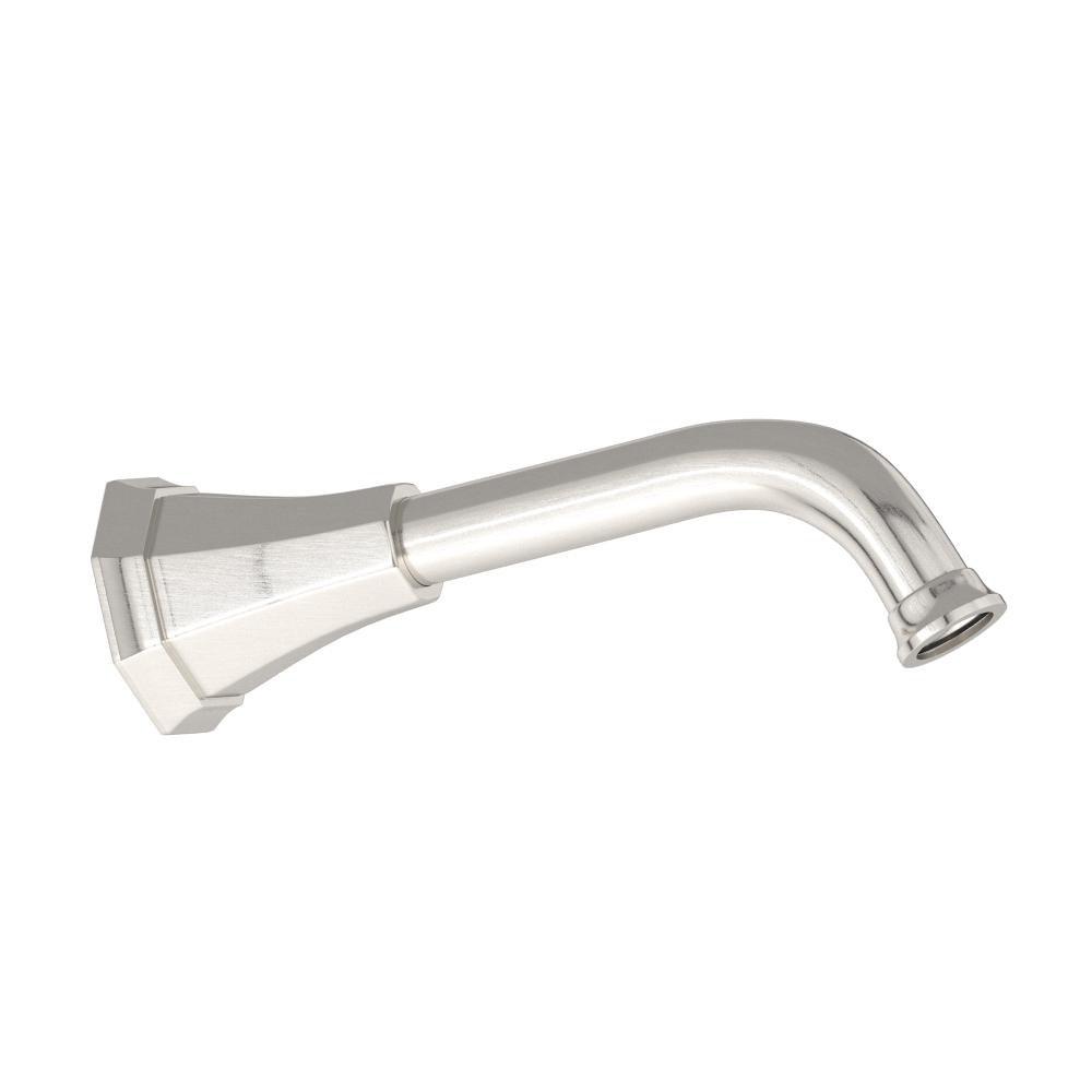 Perrin & Rowe&reg; Satin Nickel 7-1/4 x 1/2 in. FNPT x MNPSM Brass Shower Arm 