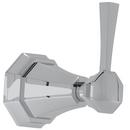 Perrin & Rowe&reg; Polished Chrome Diverter and Flow Control Trim with Single Lever Handle for U.324OR and R1040R Rough Valves and U.5542NVO, R1062BO and U.5562NBO Diverter Valves 