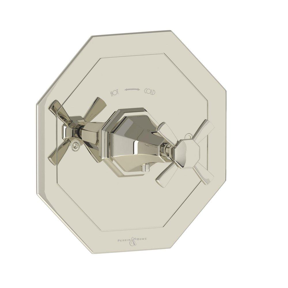 Perrin & Rowe&reg; Polished Nickel 7-7/8 in. Valve Trim 