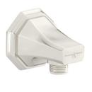 Perrin & Rowe&reg; Satin Nickel 1/2 x 1/2 in. FNPT x NPSM Brass Wall Outlet 