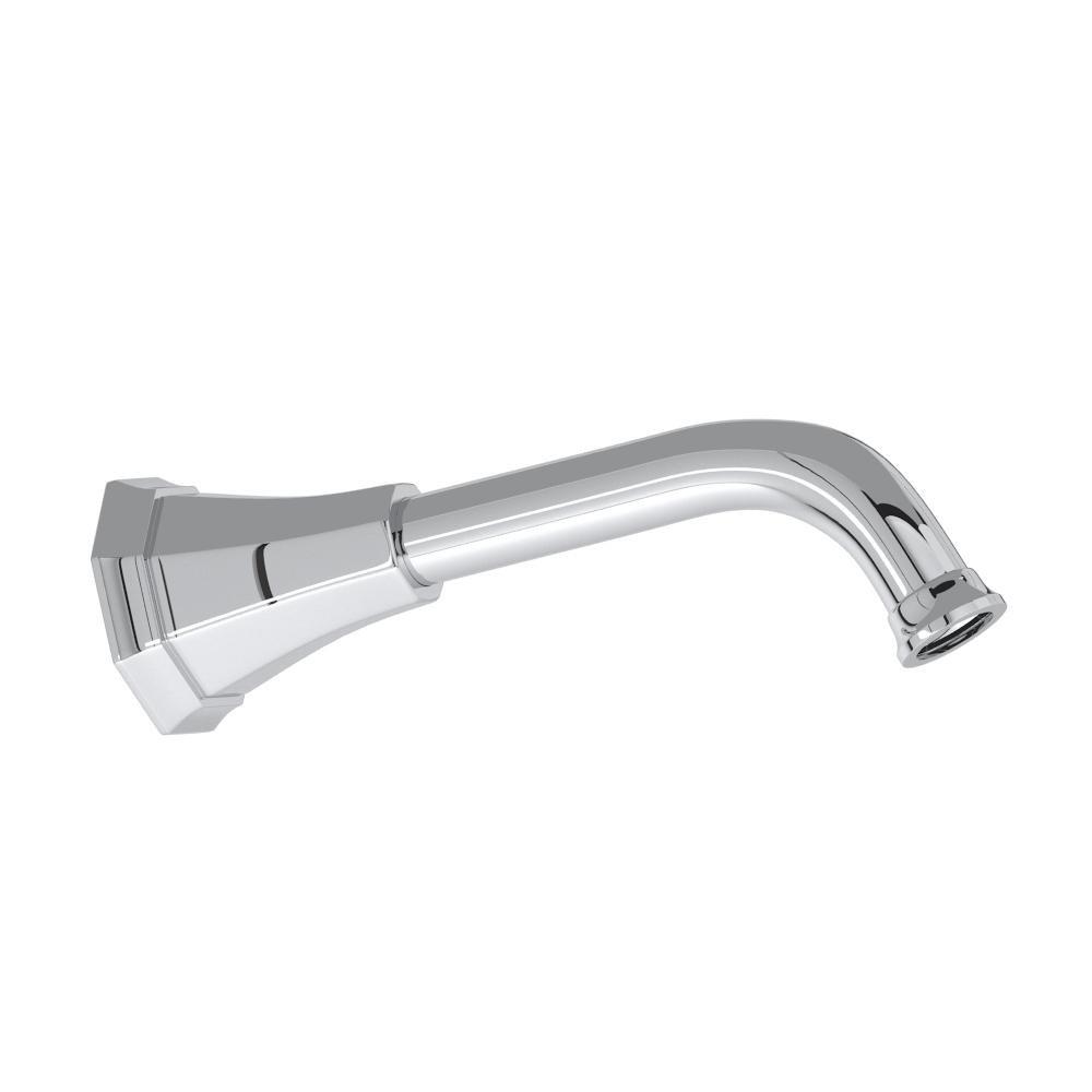 Perrin & Rowe Polished Chrome 7-1/4 x 1/2 in. FNPT x MNPSM Brass Shower Arm 