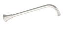 Perrin & Rowe&reg; Satin Nickel 1/2 x 15 in. FNPT x MNPSM Brass Shower Arm 