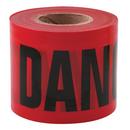 200 Ft. Danger Barricade Tape in Red 