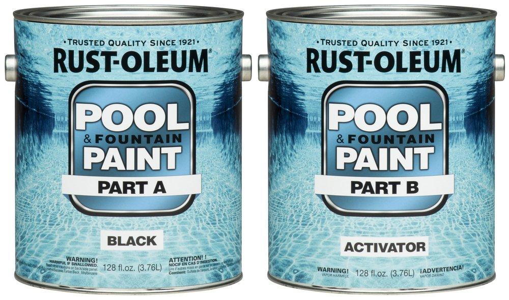 Rust-Oleum&reg; Black 2-Gang Epoxy Pool Paint 