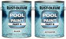 Rust-Oleum&reg; Black 2-Gang Epoxy Pool Paint 