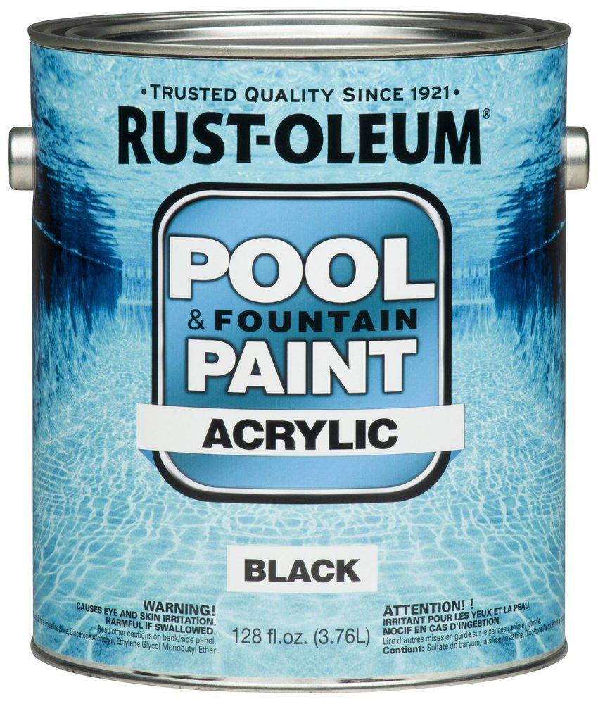 Rust-Oleum&reg; Black 1-Gallon Acrylic Pool Paint 