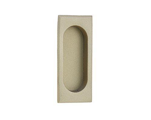 EMTEK Satin Nickel Brass Rectangular Flush Pull 