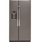 35-3/4 in. 21.9 cu. ft. Counter Depth and Side-By-Side Refrigerator in Slate