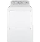 27 in. 7.2 cu. ft. Gas Dryer in White on White/Silver