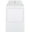 27 in. 7.2 cu. ft. Gas Dryer in White on White