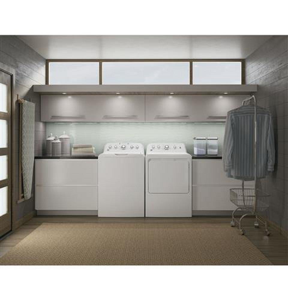 GE&reg; White 27 in. 6.2 cu. ft. Electric Dryer 