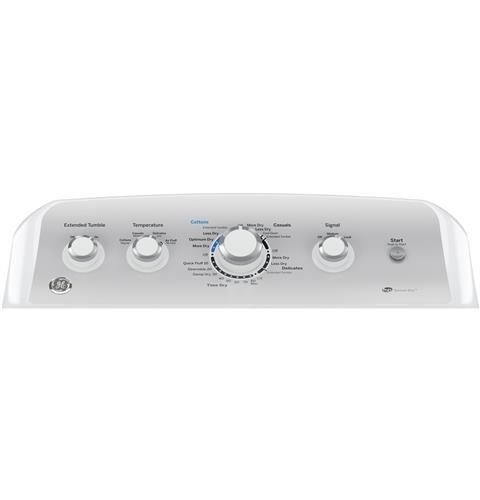 GE&reg; White 27 in. 7.2 cu. ft. Electric Dryer 
