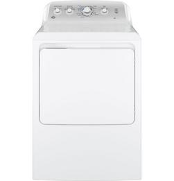 27 in. 7.2 cu. ft. Electric Dryer in White/Silver
