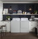 GE&reg; White 27 in. 7.2 cu. ft. Electric Dryer 