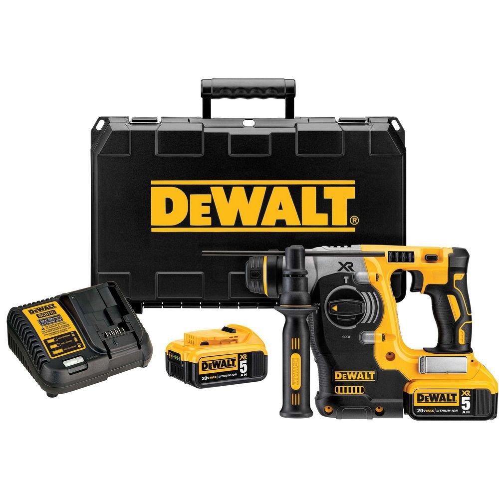 DEWALT Yellow Cordless 1 in. Rotary Hammer Kit 