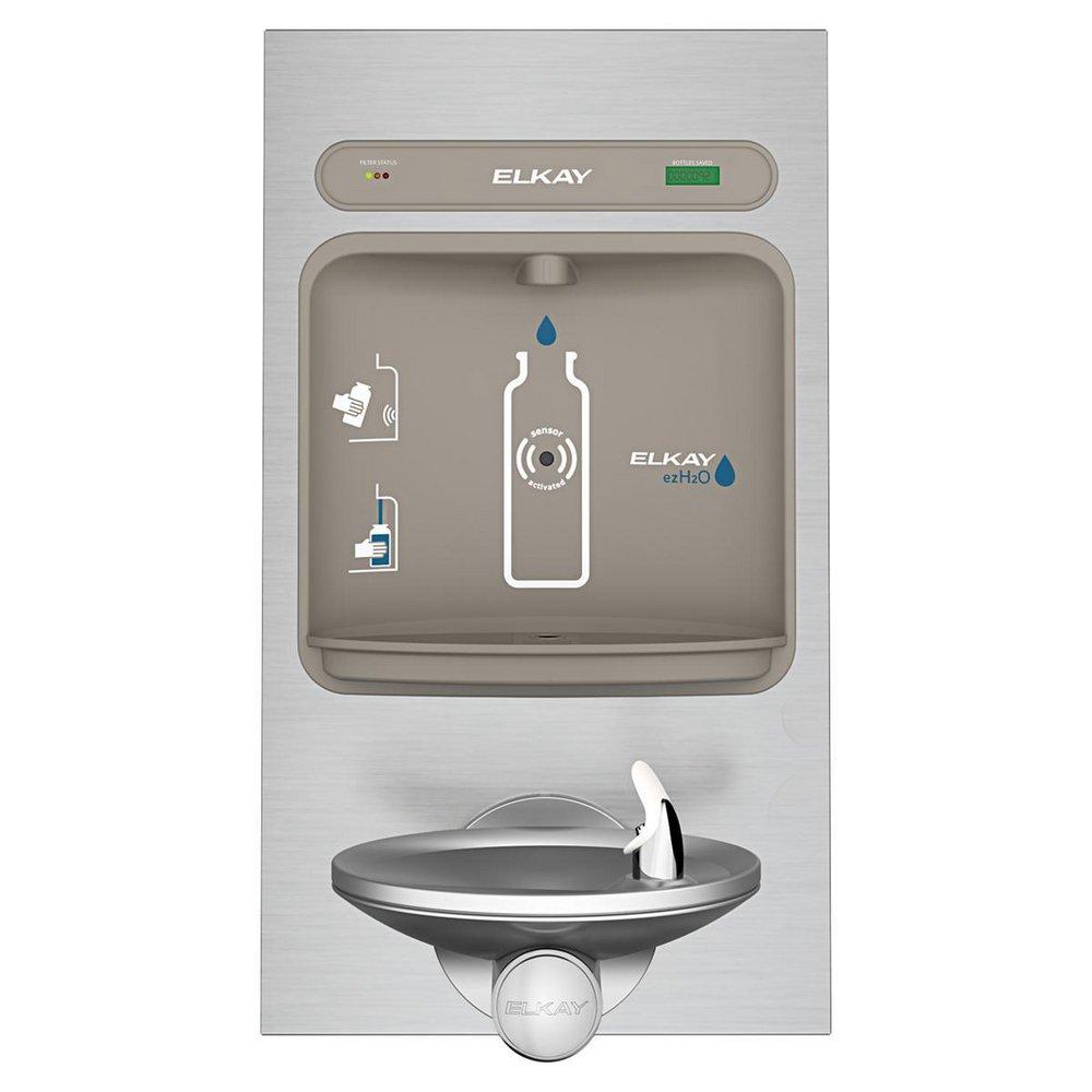 Elkay Stainless Steel Stainless Steel Indoor Bottle Filling Station 