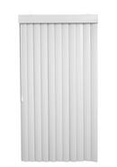 54 x 84 in. PVC Smooth Curved Vertical Blind in White