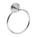 Round Closed Towel Ring in Polished Chrome