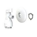 LSP Products Group White Push x Compression Lever Angle Supply Stop Valve in White 