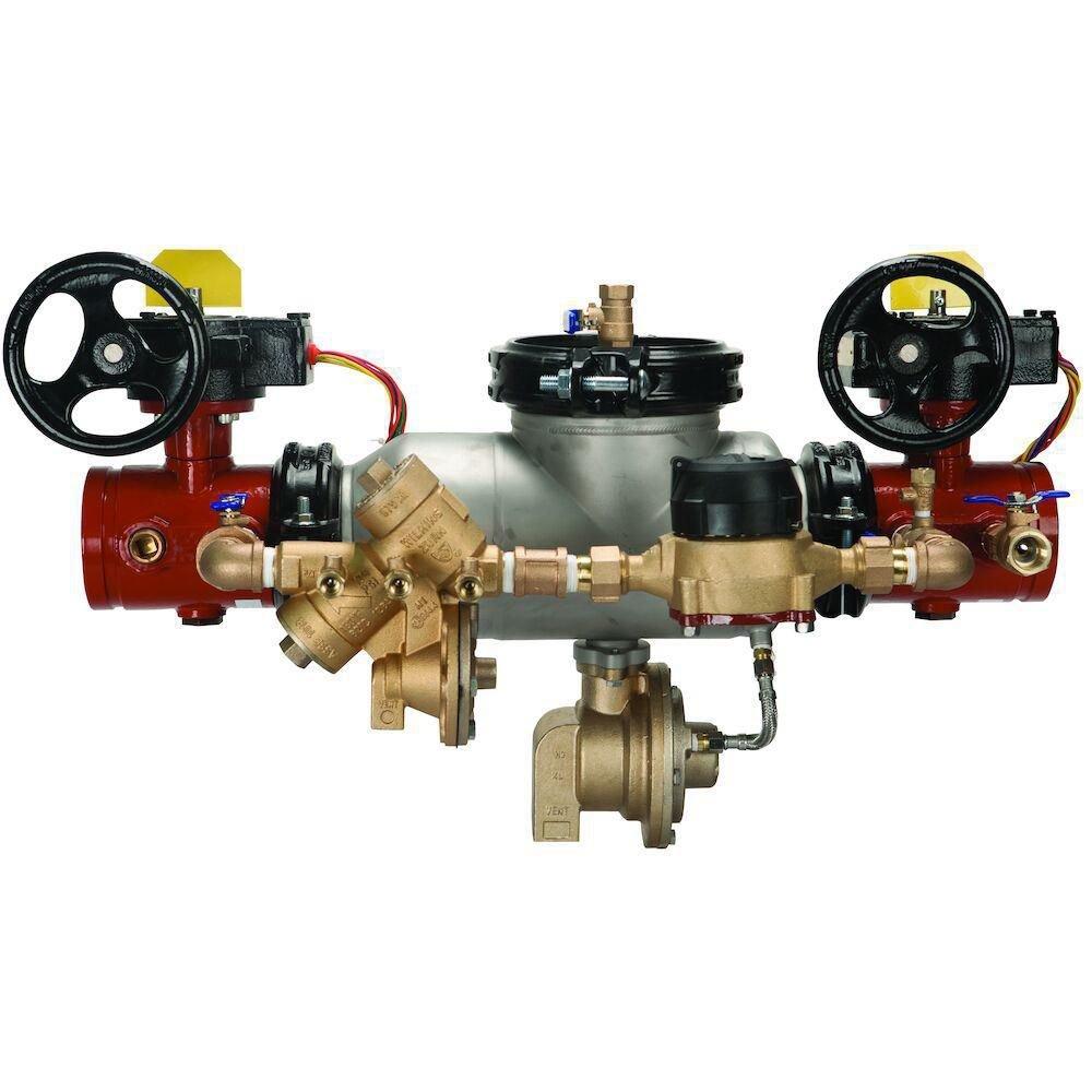 Zurn Wilkins Polished Stainless Steel Stainless Steel Flanged 350 psi Backflow Preventer 