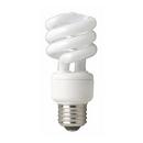 14W T3 Coil Compact Fluorescent Light Bulb with Medium Base