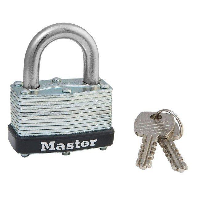 Master Lock Steel 1-3/4 in. Keyed Padlock 