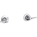 KOHLER Polished Chrome Wall Mount Valve Trim with Lever Handle 
