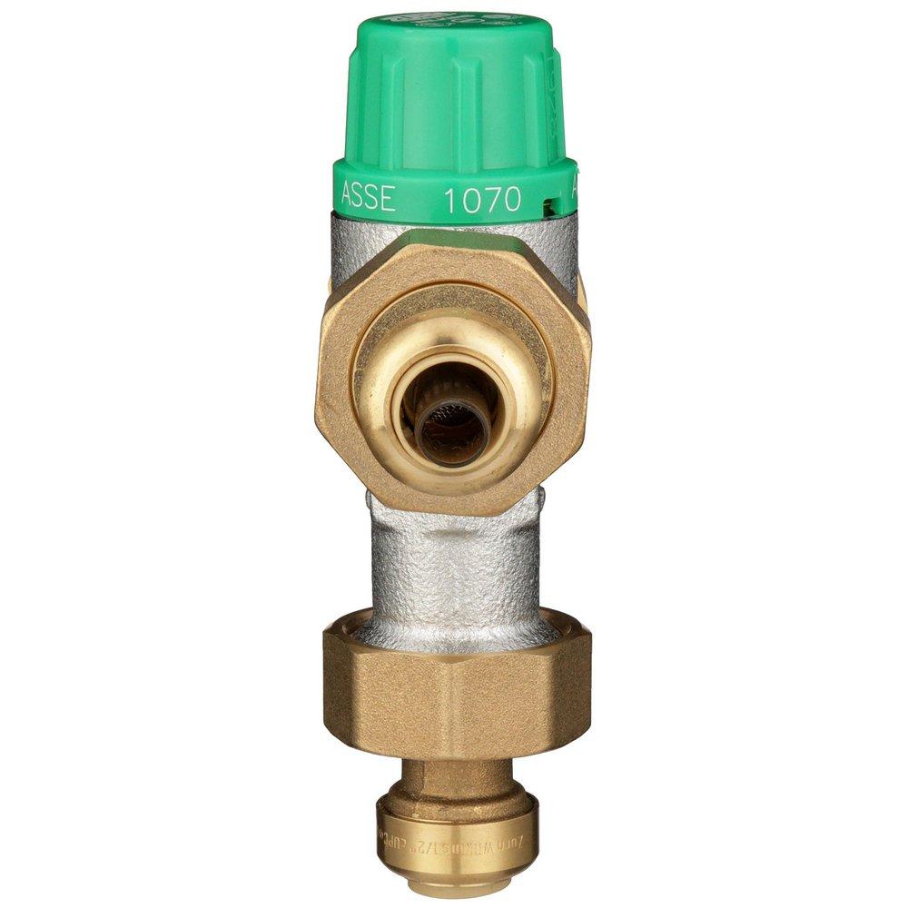 Zurn Wilkins Brushed Nickel Barbed Thermostat Mixing Valve 