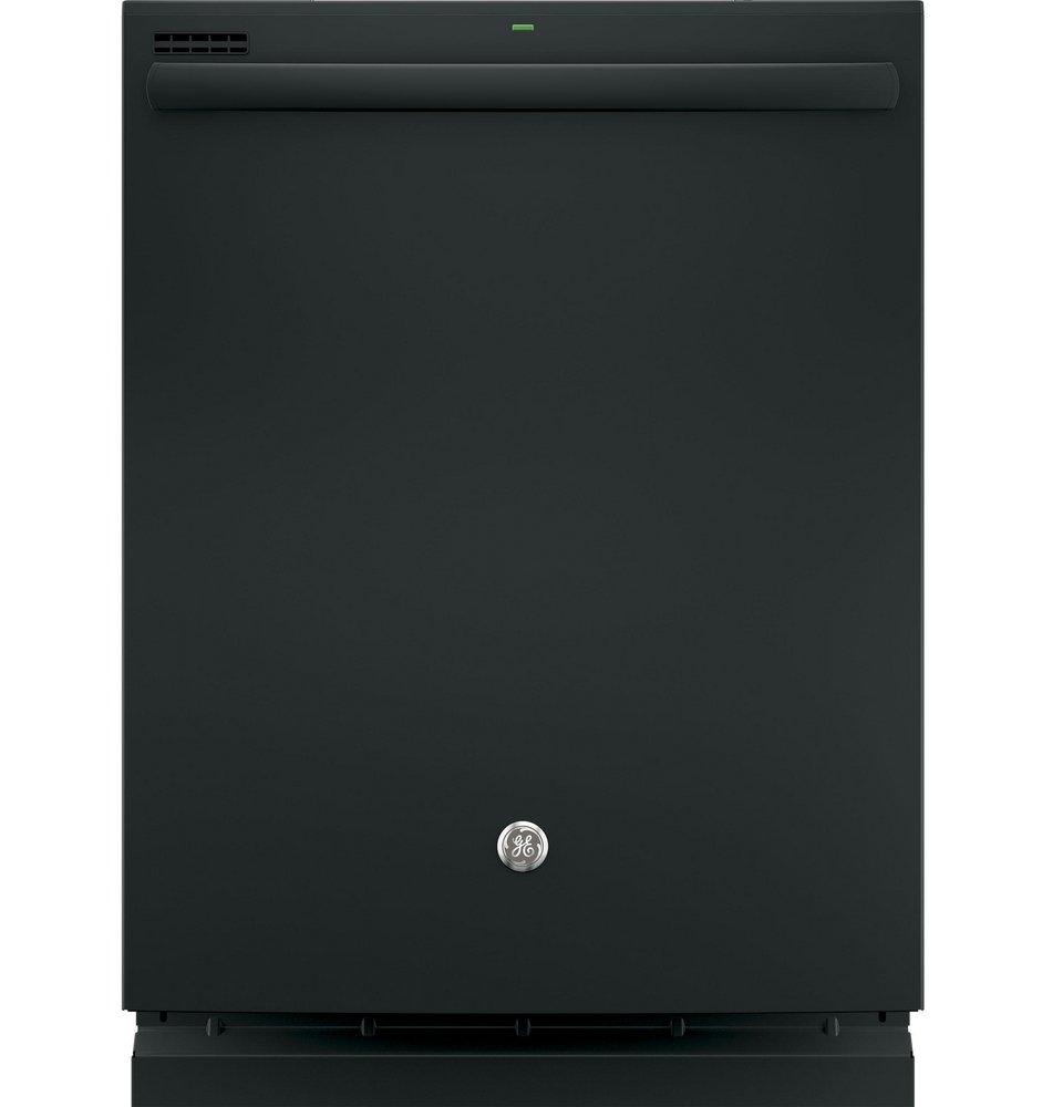 GE&reg; Black 24 in. 48dB Dishwasher with Hidden Control 