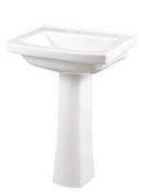 Gerber Plumbing White Pedestal Bathroom Sink 
