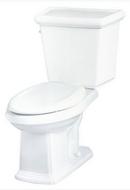 Gerber Plumbing White 1.28 gpf Elongated Floor Mount Toilet Bowl 