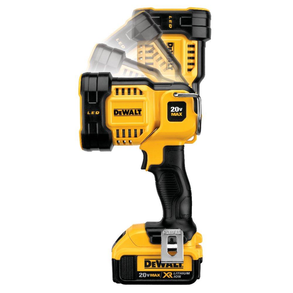 DEWALT Yellow/Black 20V Jobsite Spotlight 