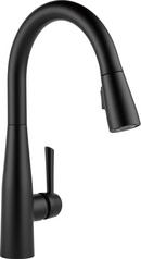 Single Handle Pull Down Kitchen Faucet in Matte Black