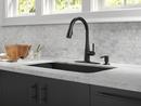 Delta Faucet Matte Black Single Handle Pull Down Kitchen Faucet 