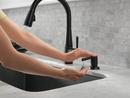 Delta Faucet Matte Black Single Handle Pull Down Kitchen Faucet 