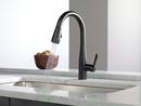 Delta Faucet Matte Black Single Handle Pull Down Kitchen Faucet 