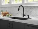Delta Faucet Matte Black Single Handle Pull Down Kitchen Faucet 