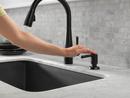 Delta Faucet Matte Black Single Handle Pull Down Kitchen Faucet 