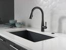Delta Faucet Matte Black Single Handle Pull Down Kitchen Faucet 