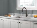 Delta Faucet Venetian Bronze Single Handle Pull Down Kitchen Faucet 