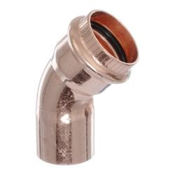 1 in. Copper Press 45&deg; Street Elbow