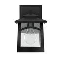 Signature Hardware Black 60W 9-1/8 in. 1-Light Medium E-26 Wall Sconce 