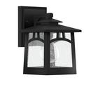 Signature Hardware Black 60W 9-1/8 in. 1-Light Medium E-26 Wall Sconce 