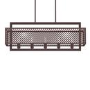 Signature Hardware Brushed Bronze 60W 5-Light Medium E-26 Pendant 